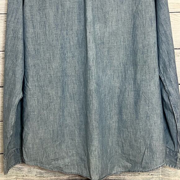 Ralph Lauren Men's Shirt Size XL Button Up Pale Blue Long Sleeves Collared - Picture 8 of 11